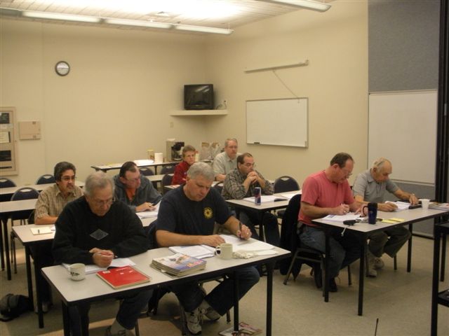 General Class March 2010 008.jpg - JTRG's first and very successful "General Upgrade" class. Nine in attendance.